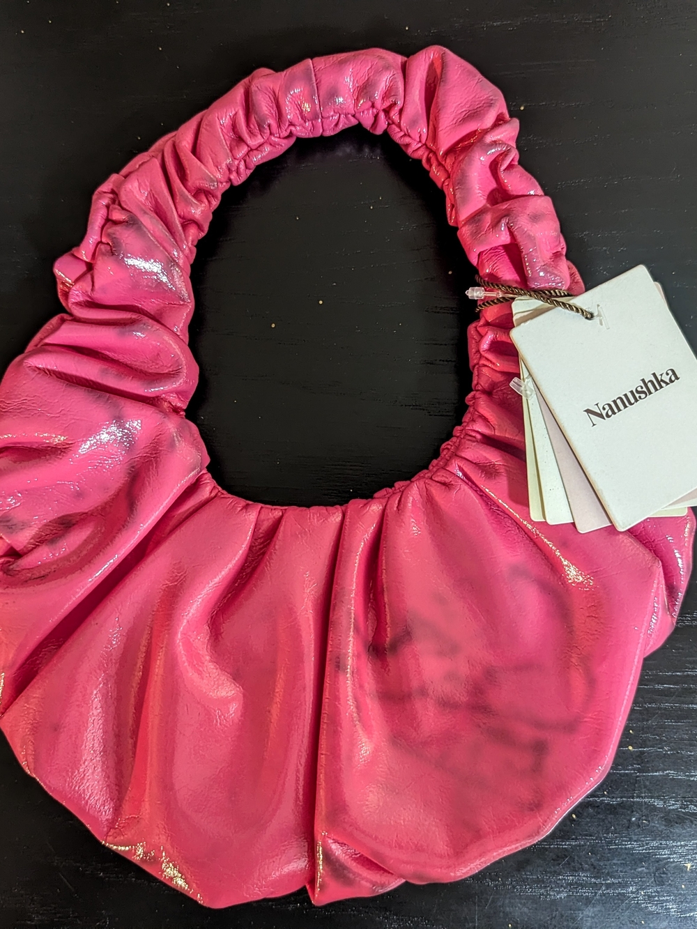 Nanushka Pink Anja Baguette